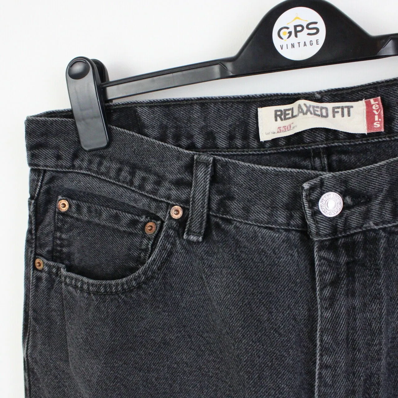 LEVIS 550 Jeans Black Charcoal | W36 L30