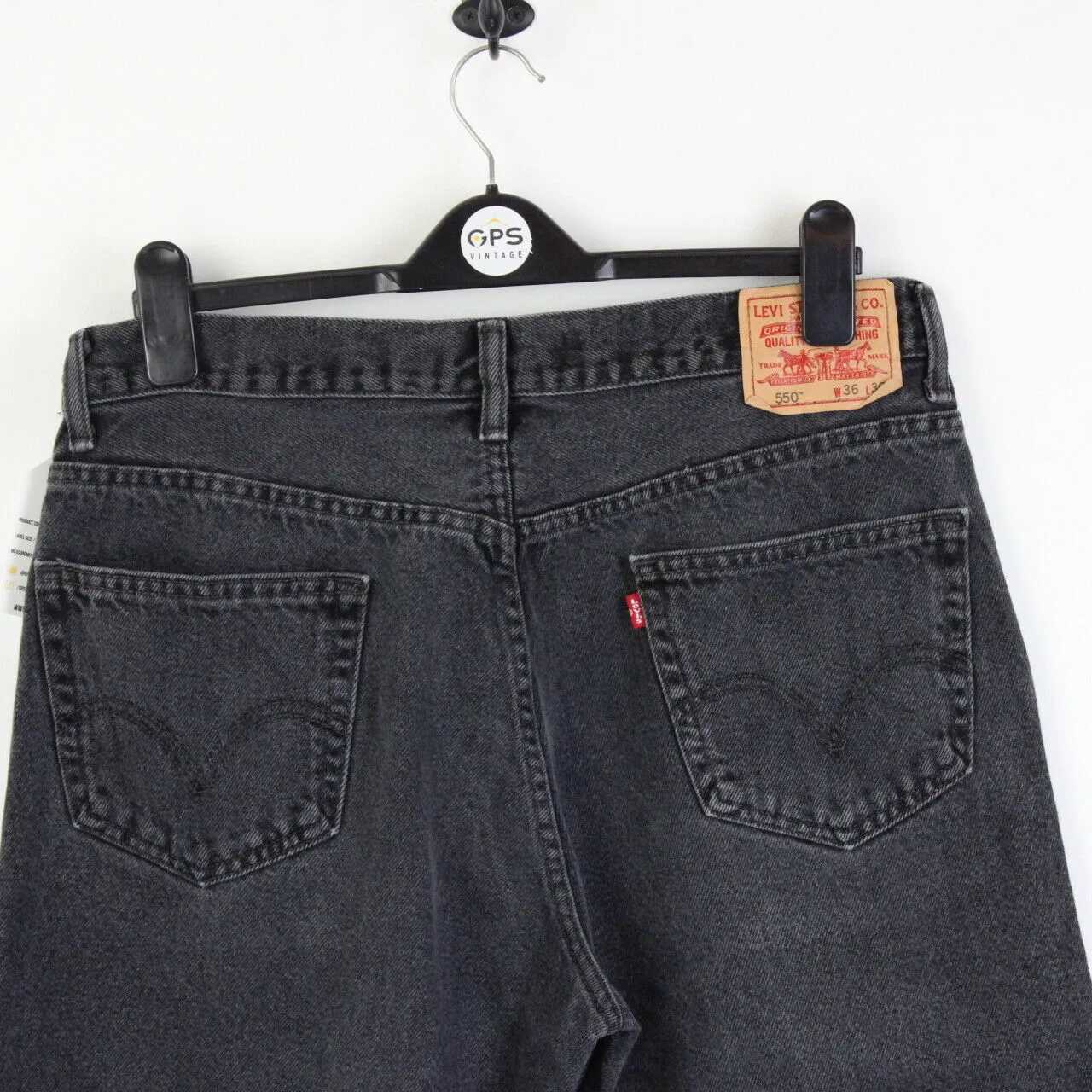 LEVIS 550 Jeans Black Charcoal | W36 L30