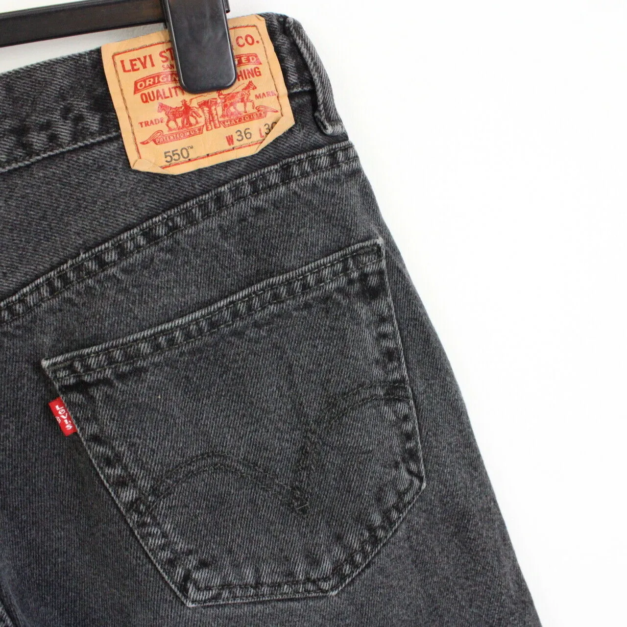 LEVIS 550 Jeans Black Charcoal | W36 L30