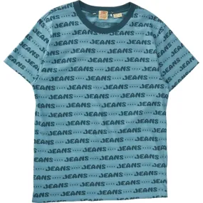 Levi's Green Jeans Patterned T-Shirt