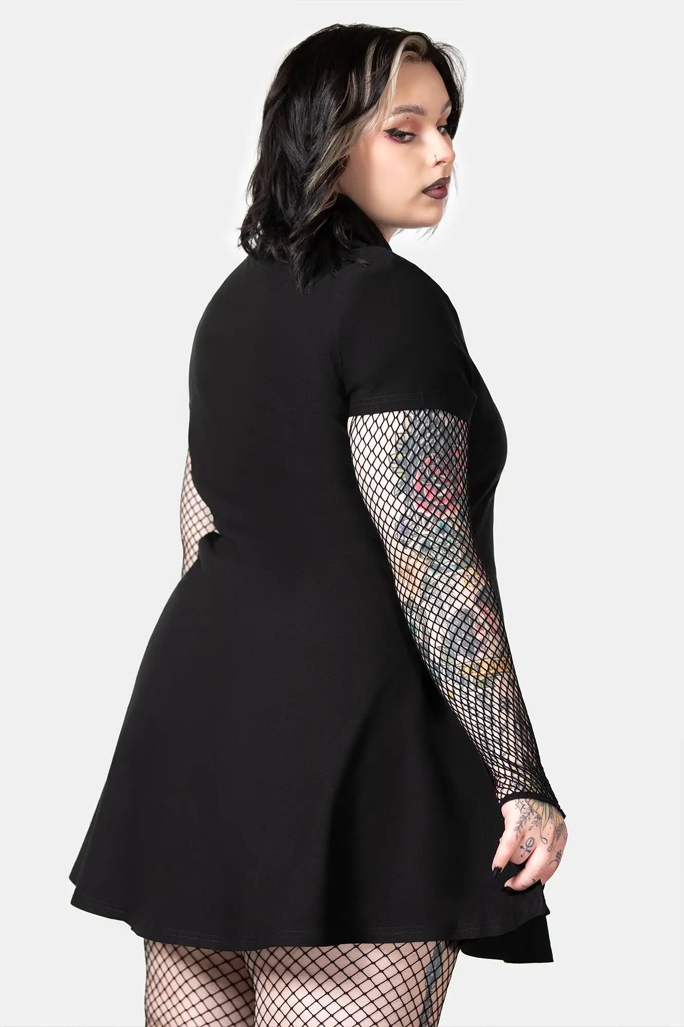 Lil Vampurr Collar Dress [PLUS]