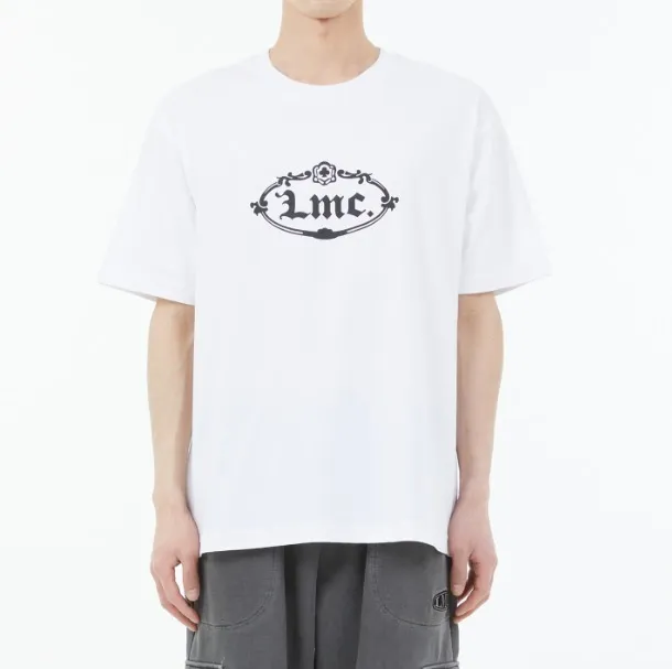 LMC  |Unisex Street Style Plain Cotton Short Sleeves Logo T-Shirts