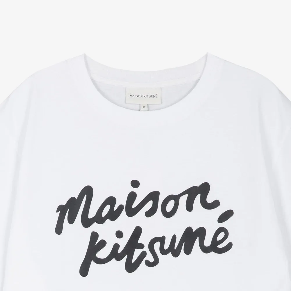 MAISON KITSUNE  |Unisex Street Style Cotton Short Sleeves Logo Designers