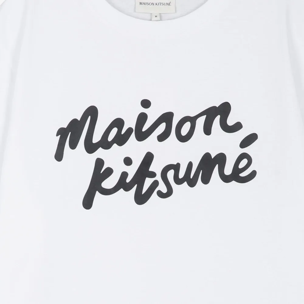 MAISON KITSUNE  |Unisex Street Style Cotton Short Sleeves Logo Designers