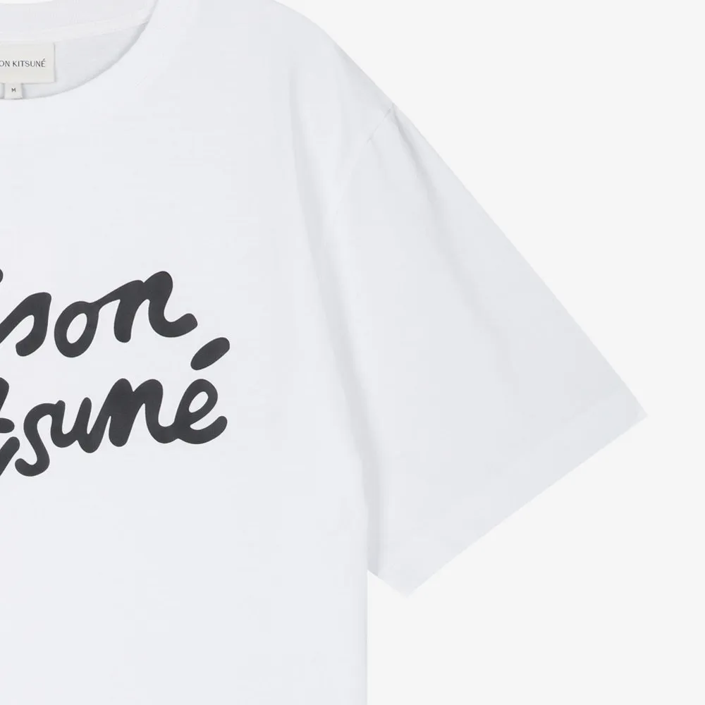 MAISON KITSUNE  |Unisex Street Style Cotton Short Sleeves Logo Designers