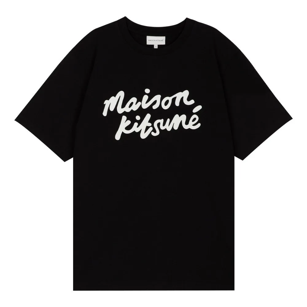 MAISON KITSUNE  |Unisex Street Style Cotton Short Sleeves Logo Designers