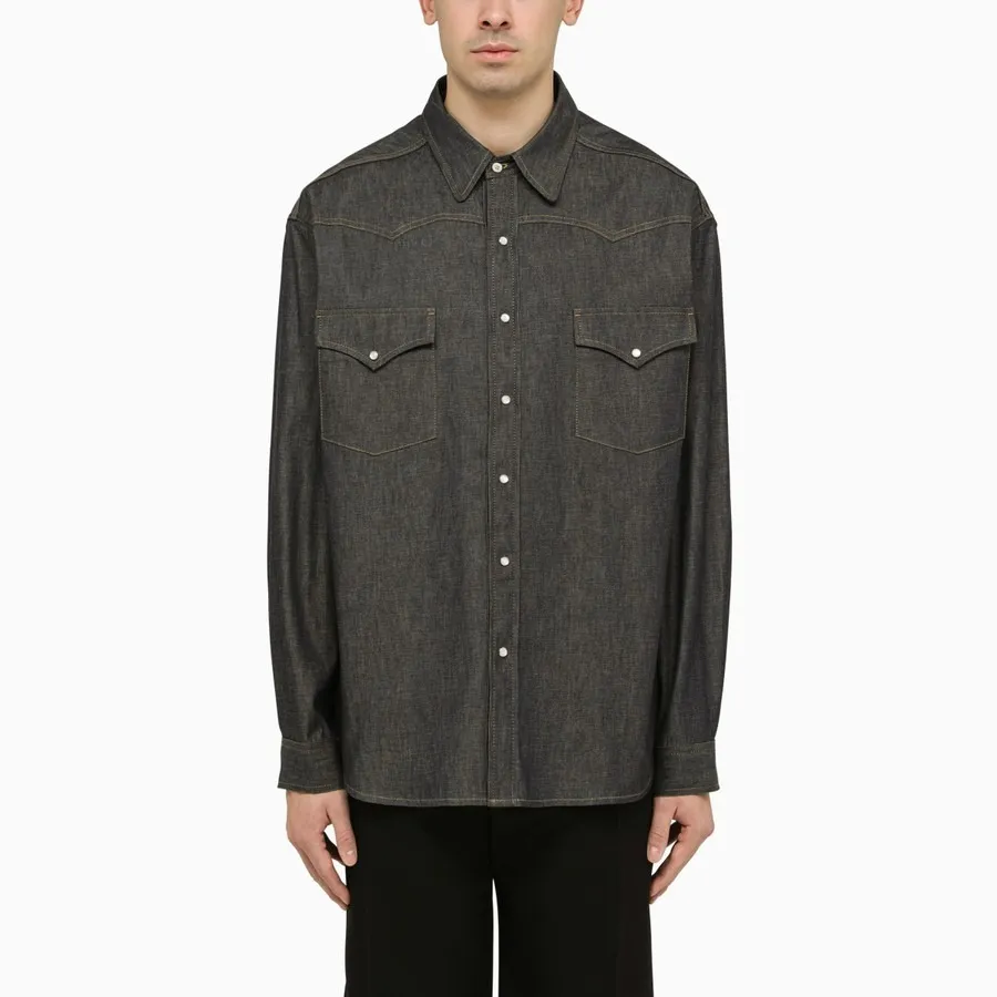 Maison Margiela  |Denim Street Style Long Sleeves Plain Cotton Designers