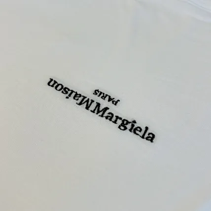 Maison Margiela  |Street Style Plain Cotton Short Sleeves Logo Designers