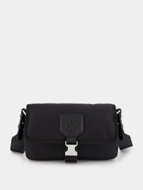 Monogram-Debossed Crossbody Bag