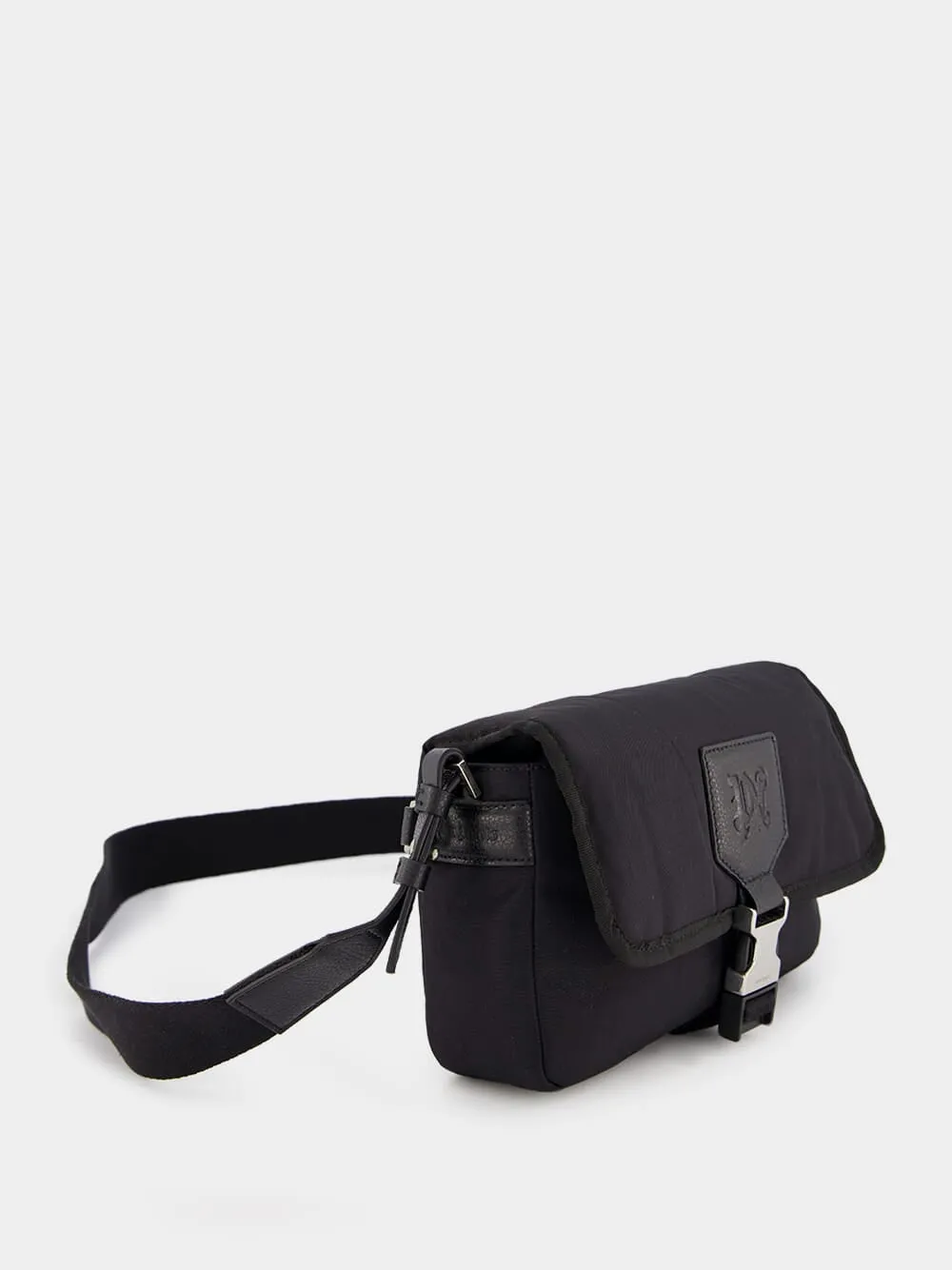 Monogram-Debossed Crossbody Bag