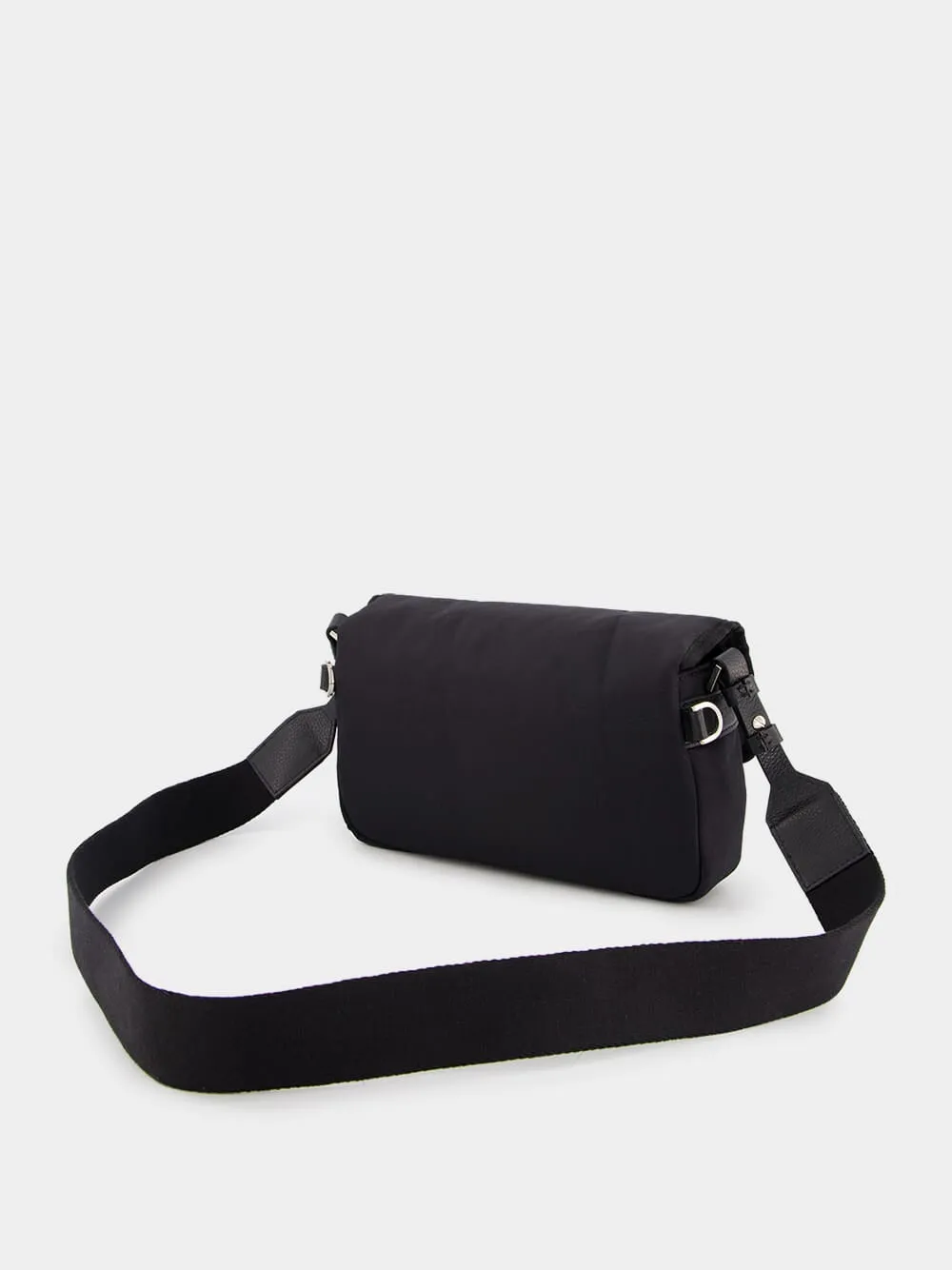 Monogram-Debossed Crossbody Bag