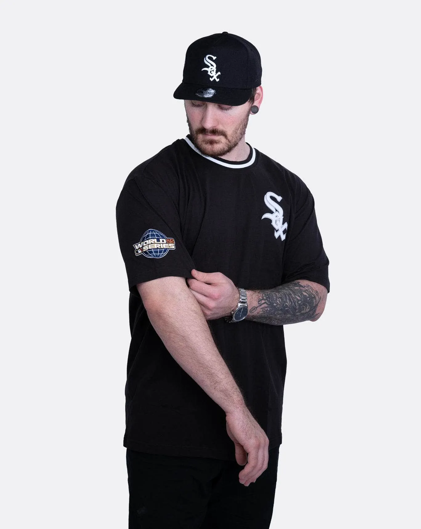 New Era Chicago White Sox Ringer Oversize Tee