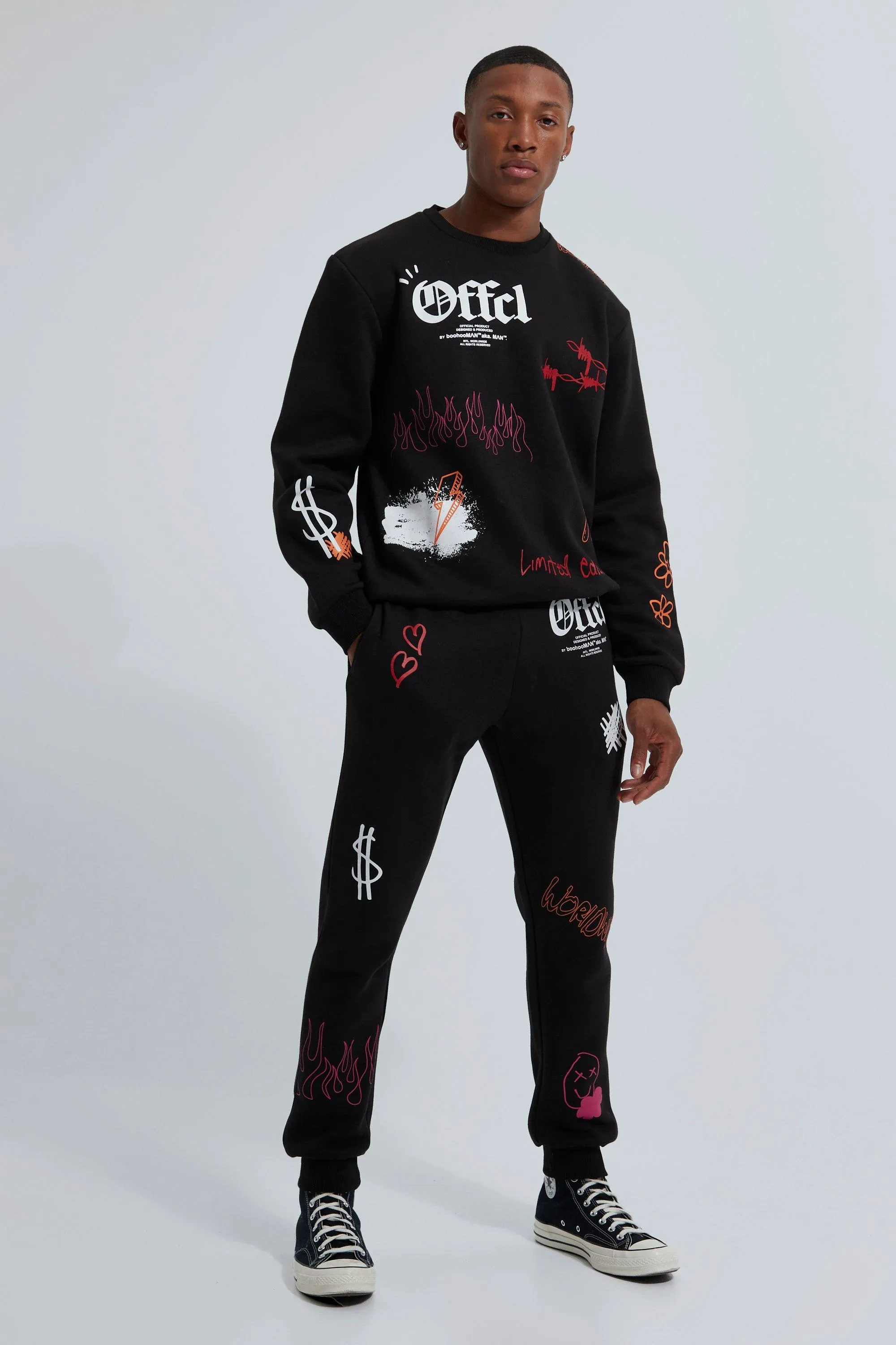 Offcl Graffiti Sweater Tracksuit