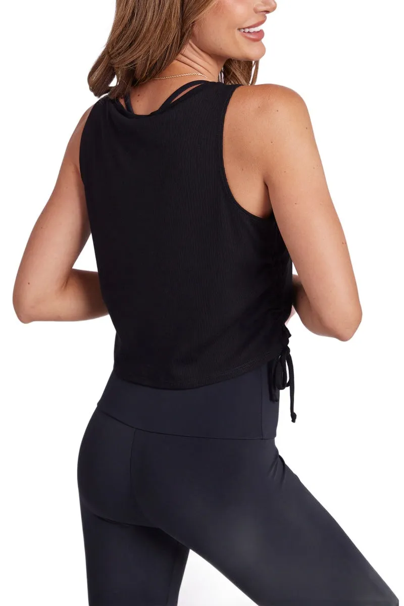 Onzie Flow Yoga Side Tie Crop Top 3831