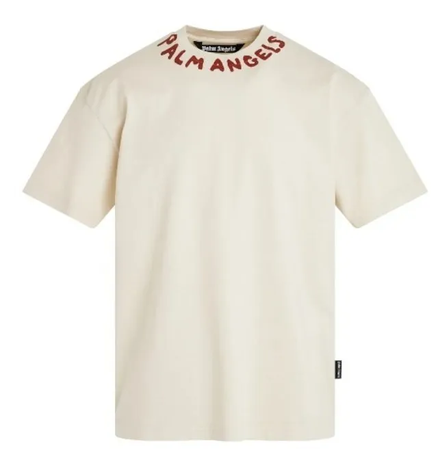 Palm Angels  |Street Style Cotton Short Sleeves Logo T-Shirts