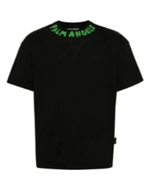 Palm Angels  |Street Style Cotton Short Sleeves Logo T-Shirts