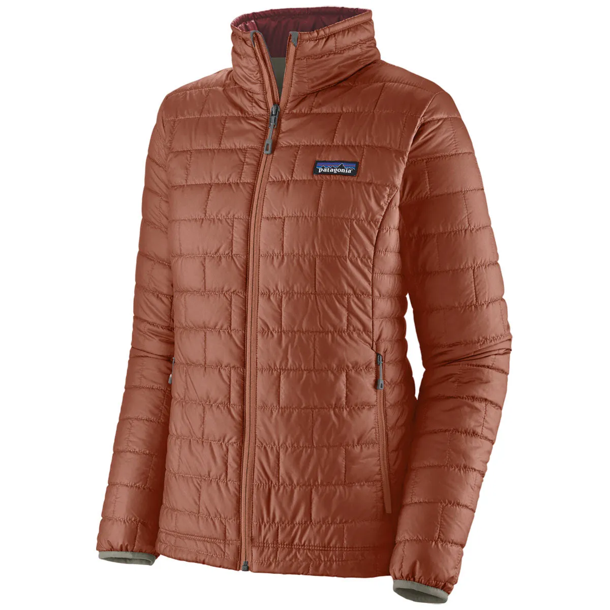 Patagonia Women's Burl Red Nano Puff Jacket