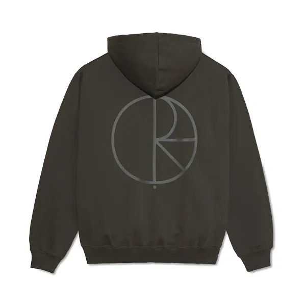 Polar Skate Co. Stroke Logo Dave Hoodie - Dirty Black