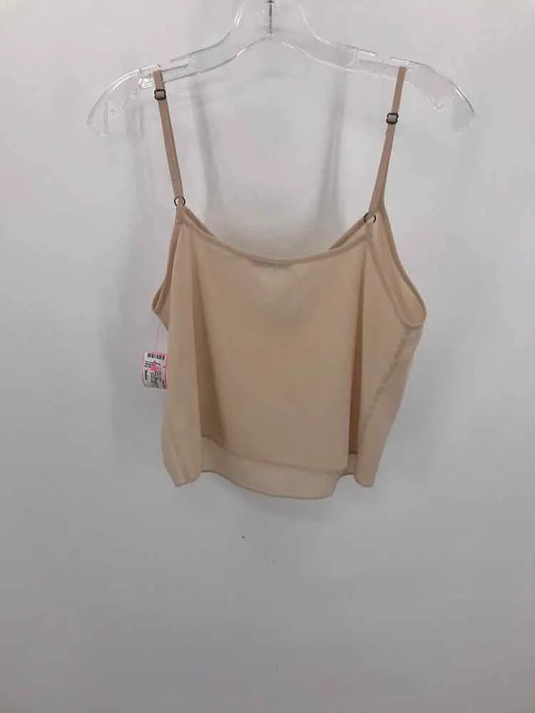 Pre-Owned Alice + Olivia Tan Size Medium Tank Top