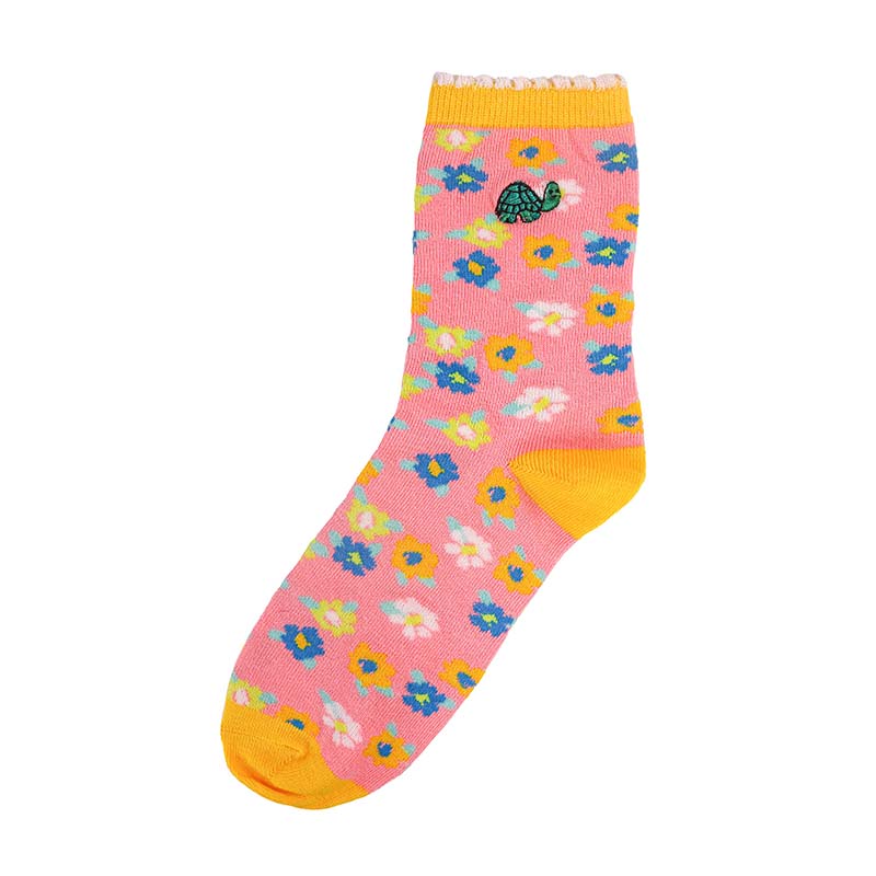 Printed Crew Socks