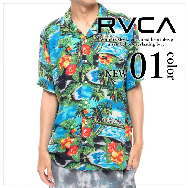 RVCA  |Short Sleeves Logo Shirts