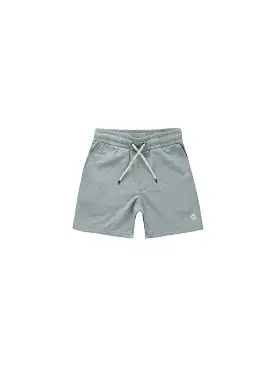 Rylee & Cru - Blue Speckle Cove Essential Oceanside Tech Short