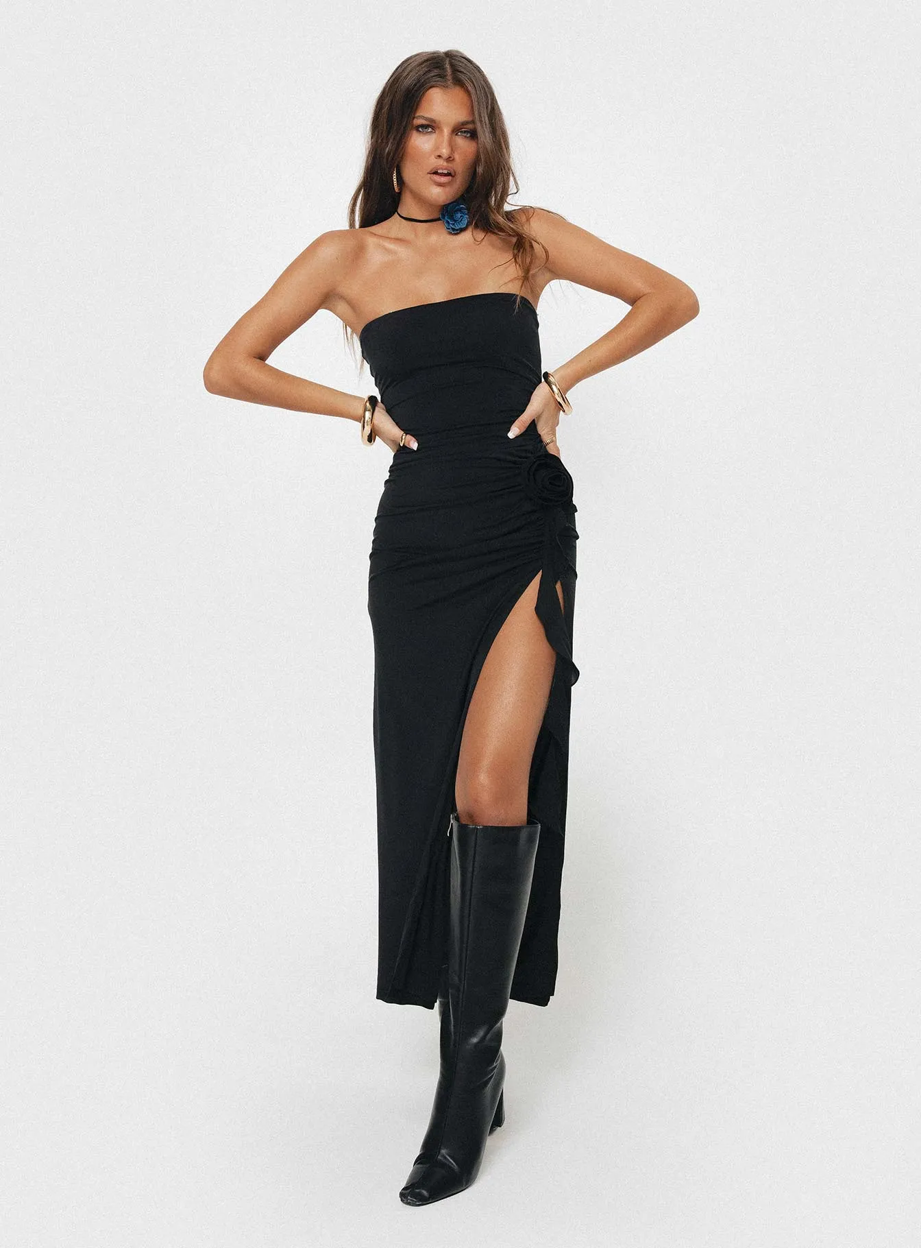 Samirah Maxi Dress Black