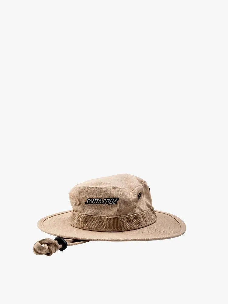 Santa Cruz Classic Strip Boonie Hat - Natural