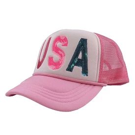 Sequin USA Trucker