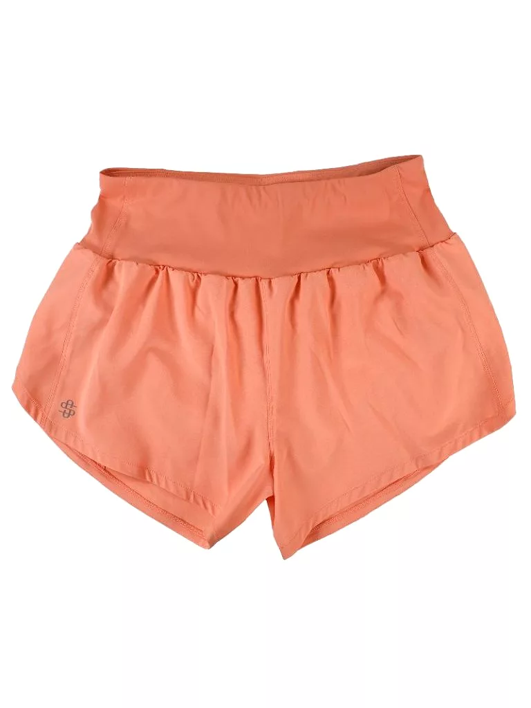 Simply Southern Tech Shorts in Peach