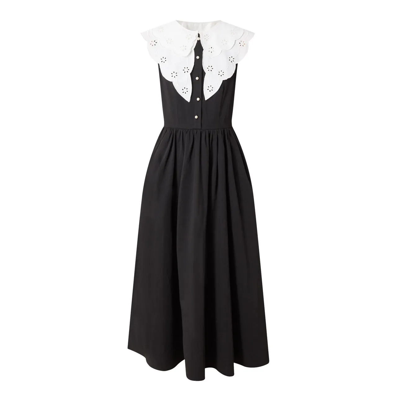 SISTER JANE Ara Collar Dress - Black