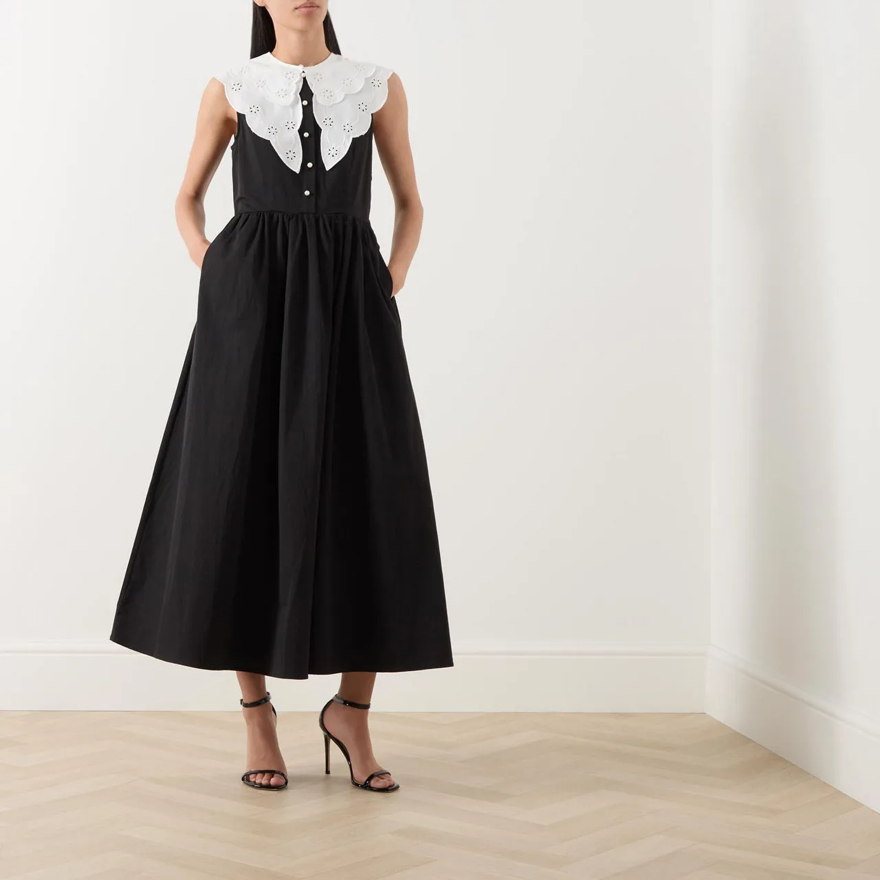 SISTER JANE Ara Collar Dress - Black