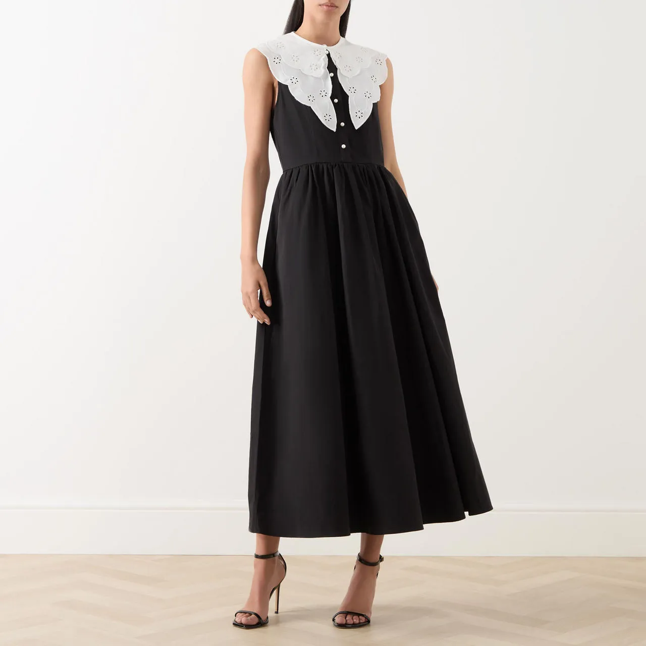 SISTER JANE Ara Collar Dress - Black