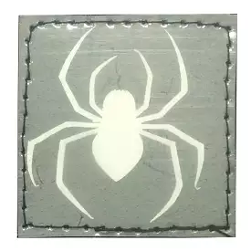 SPIDER GITD PATCH - BLUE GLOW IN THE DARK