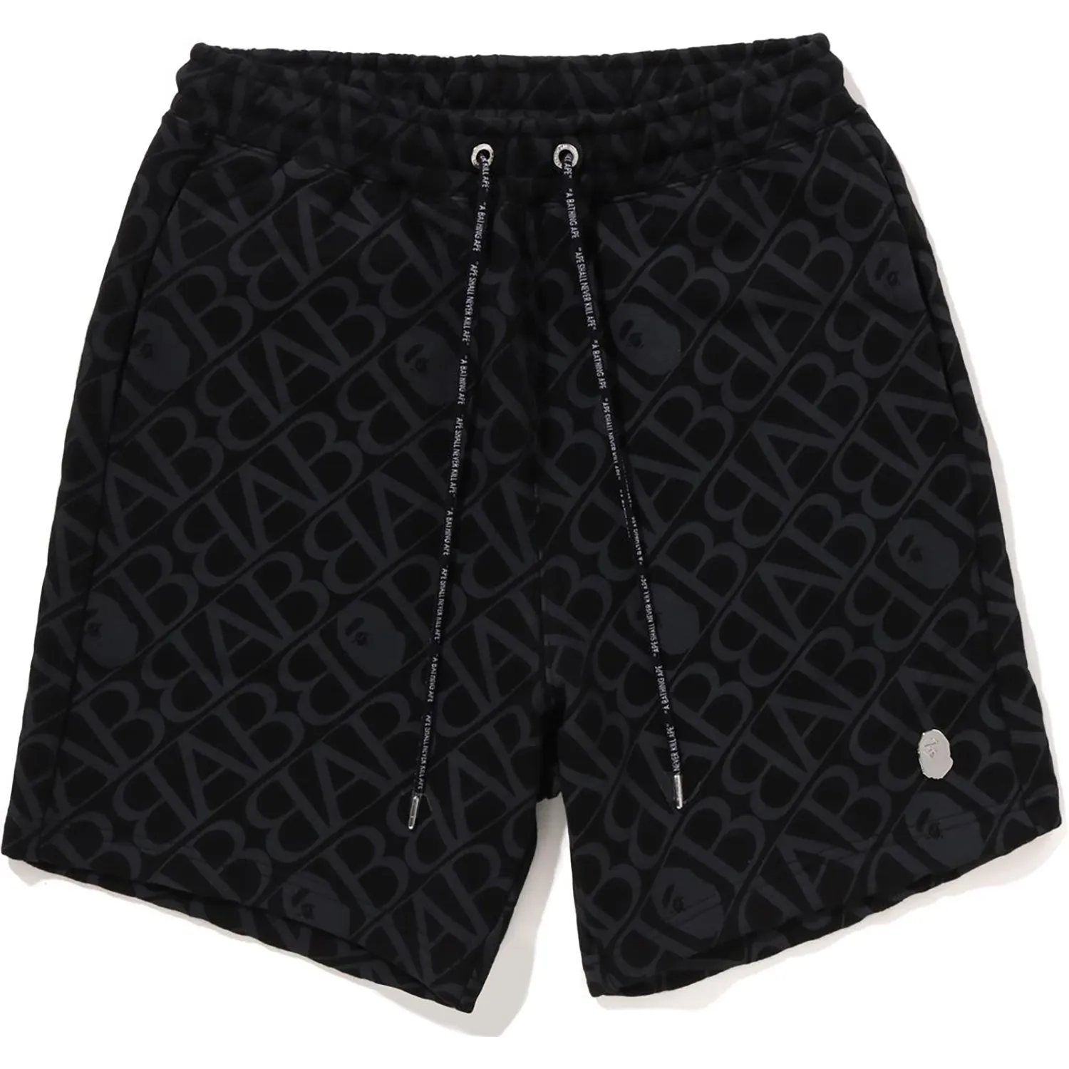 SPORT MONOGRAM METAL LOGO PIN SWEAT SHORTS MENS