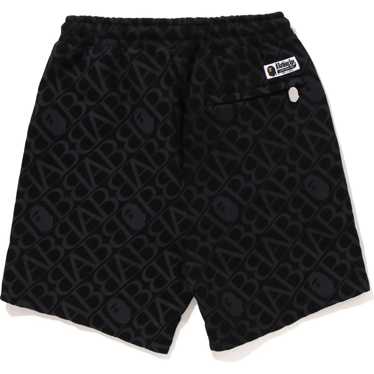 SPORT MONOGRAM METAL LOGO PIN SWEAT SHORTS MENS