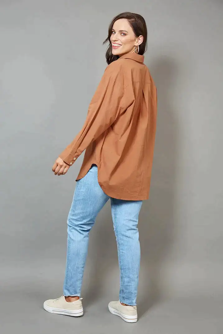 Studio Oversize Shirt - Cinnamon