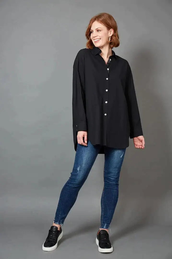 Studio Oversize Shirt - Ebony