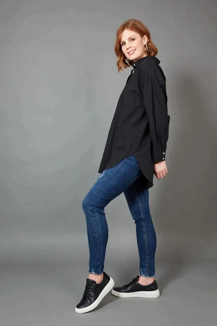 Studio Oversize Shirt - Ebony