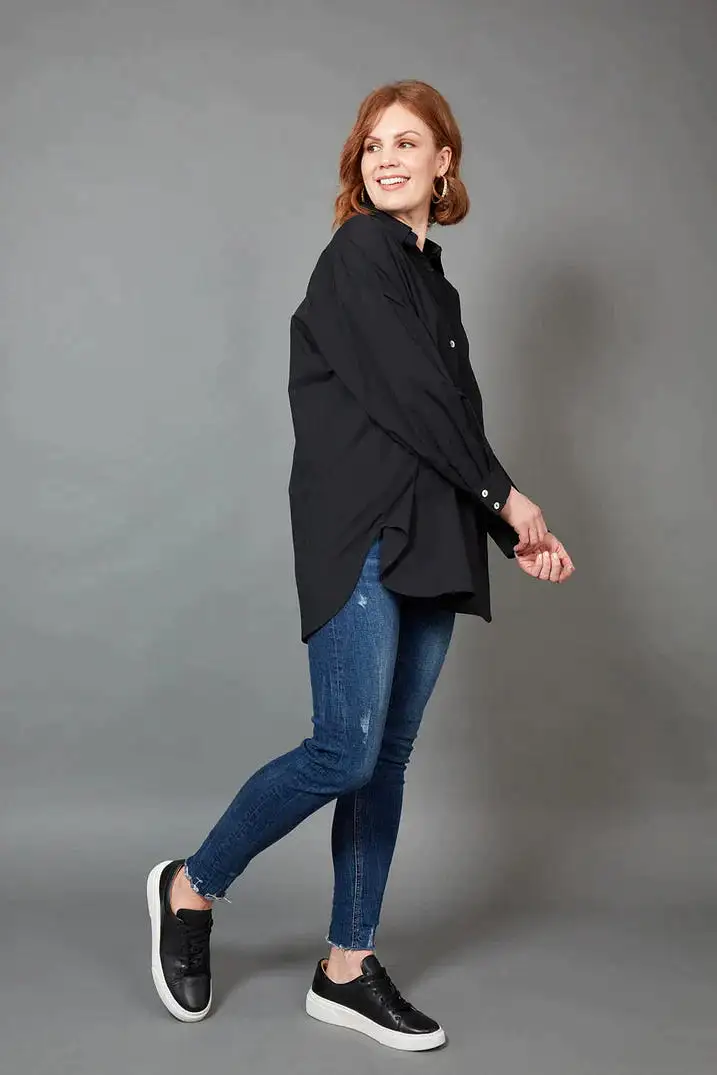 Studio Oversize Shirt - Ebony