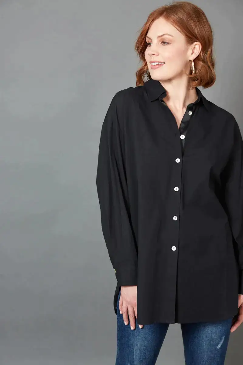 Studio Oversize Shirt - Ebony