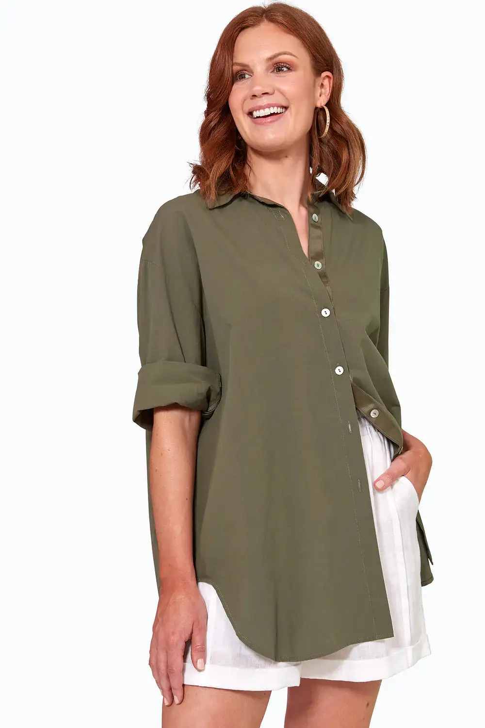 Studio Oversize Shirt - Khaki