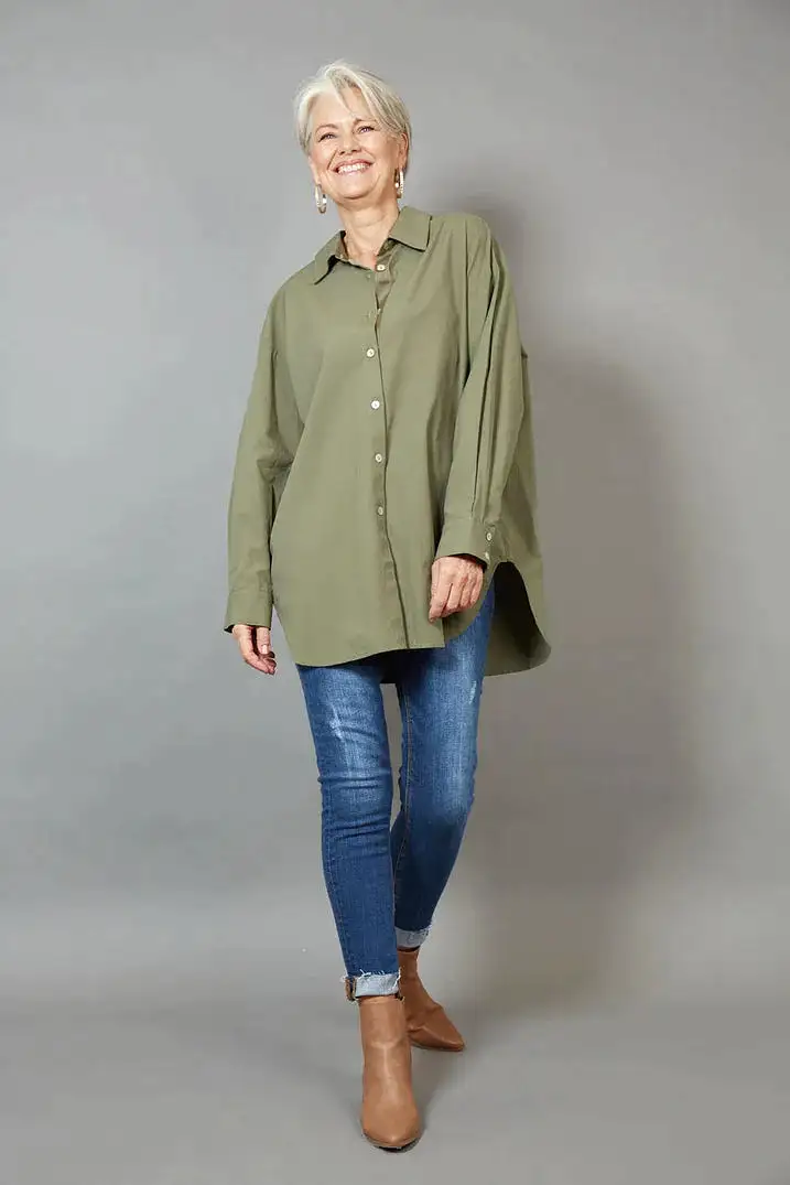 Studio Oversize Shirt - Khaki