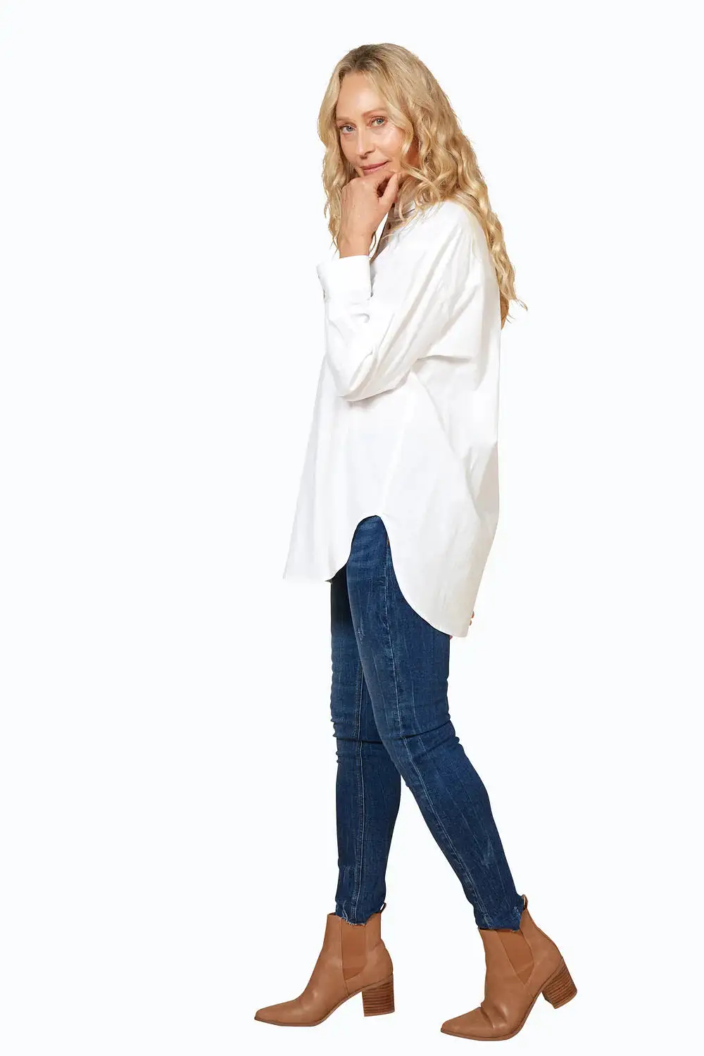 Studio Oversize Shirt - Salt