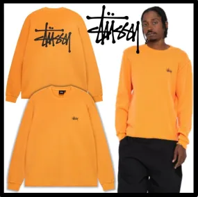 STUSSY  |Unisex Street Style Logo Skater Style T-Shirts