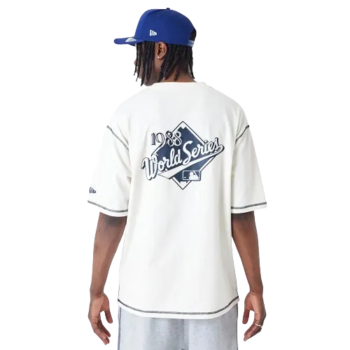 T-Shirt Oversize LA Dodgers MLB World Series Panna