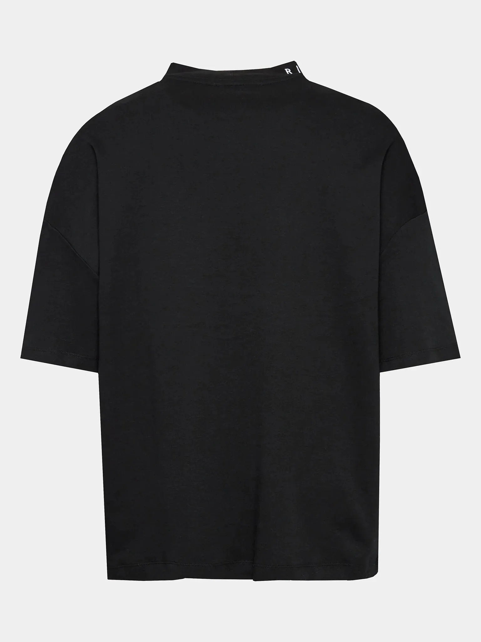 T-shirt RICHMOND X oversize stampa colletto nero