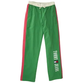 Tommy Jeans Green Archive Logo Trousers