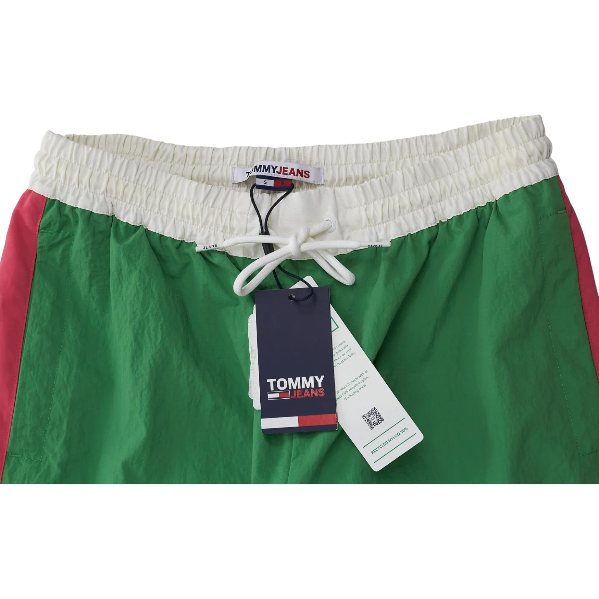 Tommy Jeans Green Archive Logo Trousers