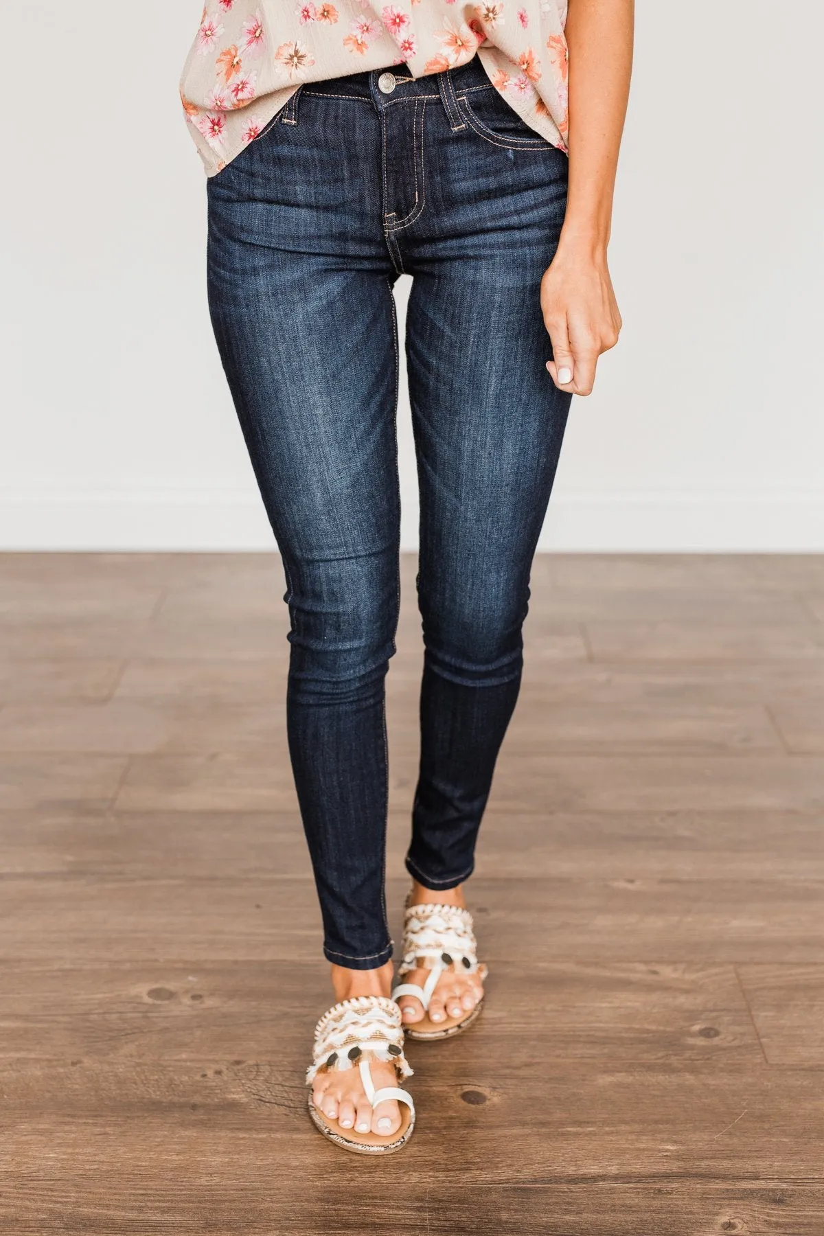 Vervet Mid-Rise Skinny Jeans- Sabrina Wash